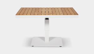 coffee table adjustable height in white
