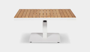 dining to lounging adjustable height table