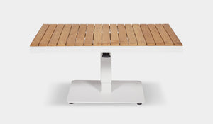white adjustable table coffee to dining