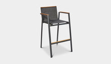 Load image into Gallery viewer, mackay barstool in charcoal 