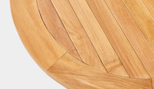 Load image into Gallery viewer, natural teak coffee table round