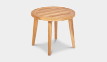 Load image into Gallery viewer, teak mauritius nesting side table