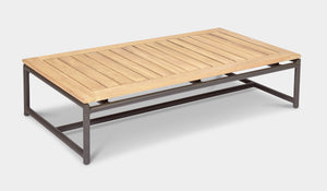 miami outdoor coffee table teak rectangle