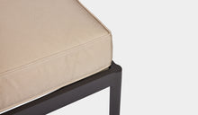 Load image into Gallery viewer, miami outdoor ottoman charcoal frame beige cushion