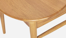 Load image into Gallery viewer, curved seat natural colour timber chair