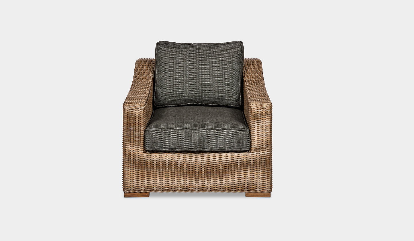 wicker 1 seater sofa 