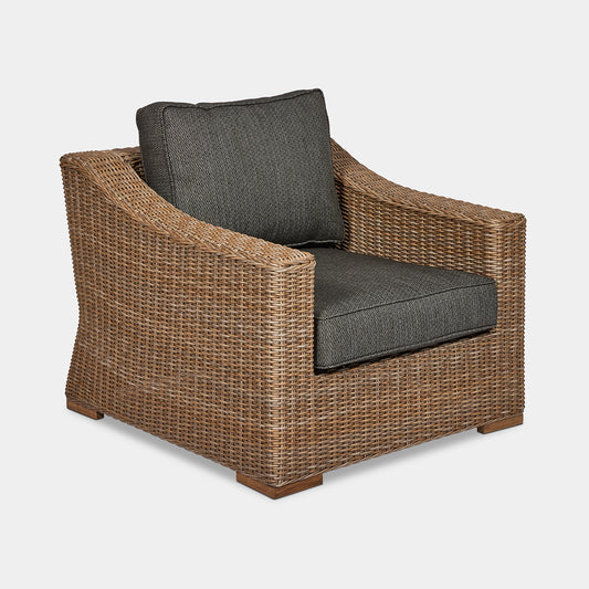 wicker outdoor sofa 1 seater