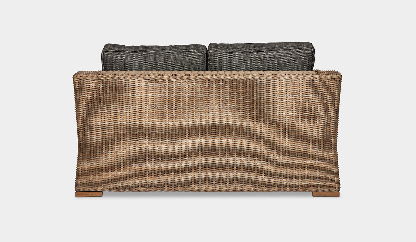 wicker sofa 2 seater