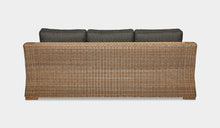 Load image into Gallery viewer, 3 seat wicker outdoor sofa