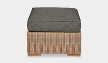 Load image into Gallery viewer, grey cushion outdoor ottoman