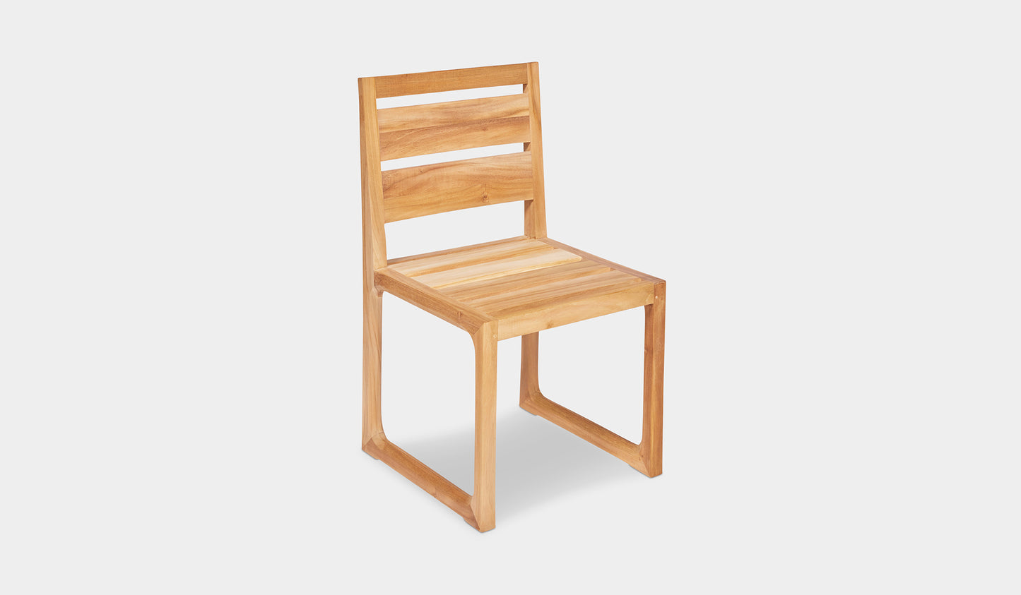 mykonos teak outdoor side chair