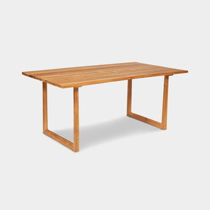 teak dining table outdoor natural