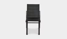 Load image into Gallery viewer, black aluminum outdoor side chair woodbury