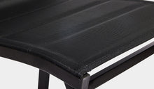 Load image into Gallery viewer, black aluminum chair outdoor