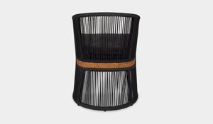 oreo outdoor dining chair rope