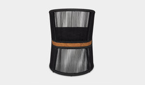 oreo outdoor dining chair rope