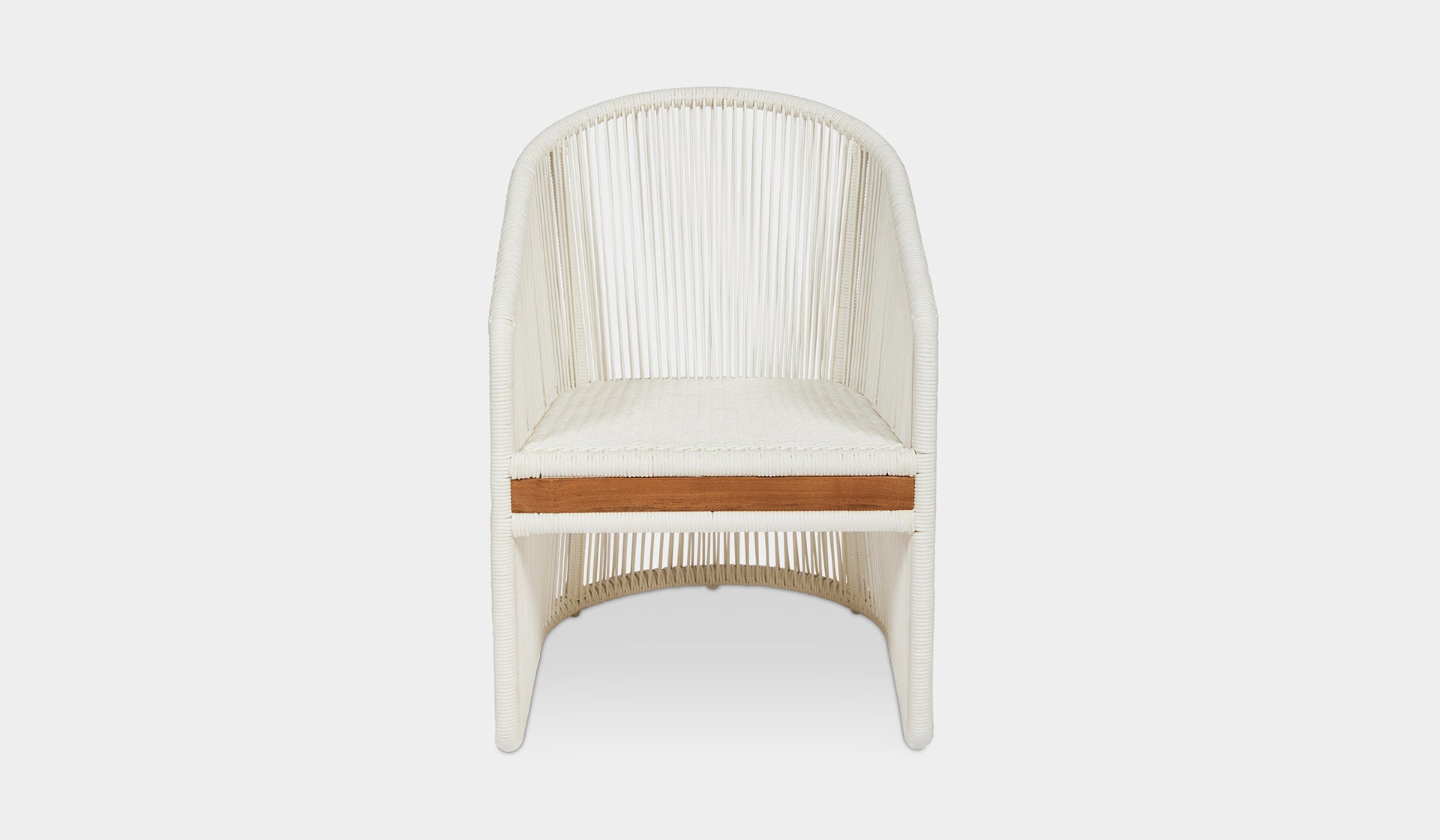 oreo outdoor dining chair rope