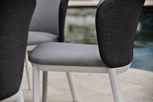 palma QDF outdoor fabric dining chairs 