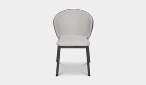 charcoal outdoor fabric dining chair