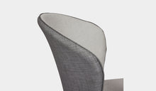 Load image into Gallery viewer, grey fabric palma outdoor dining chair