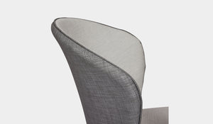 grey fabric palma outdoor dining chair