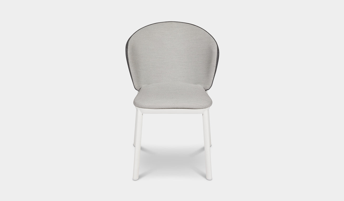 outdoor fabric chair white leg