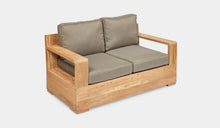 Load image into Gallery viewer, 2 seater sofa in charcoal