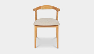 rio indoor teak dining chair with fabric