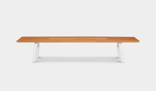 Load image into Gallery viewer, 2m teak bench with white leg