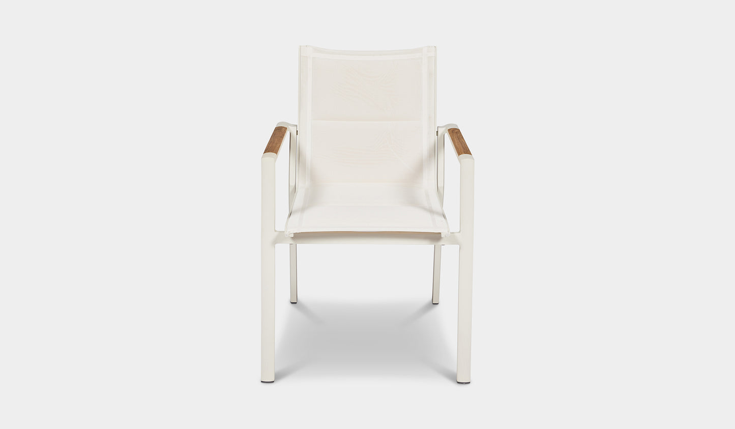 rockdale arm chair white