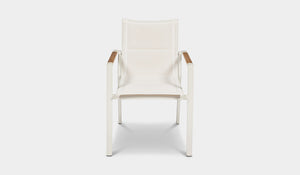 rockdale arm chair white