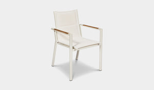 rockdale arm chair white