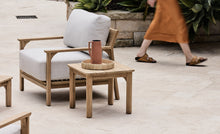 Load image into Gallery viewer, saint tropez outdoor side table teak