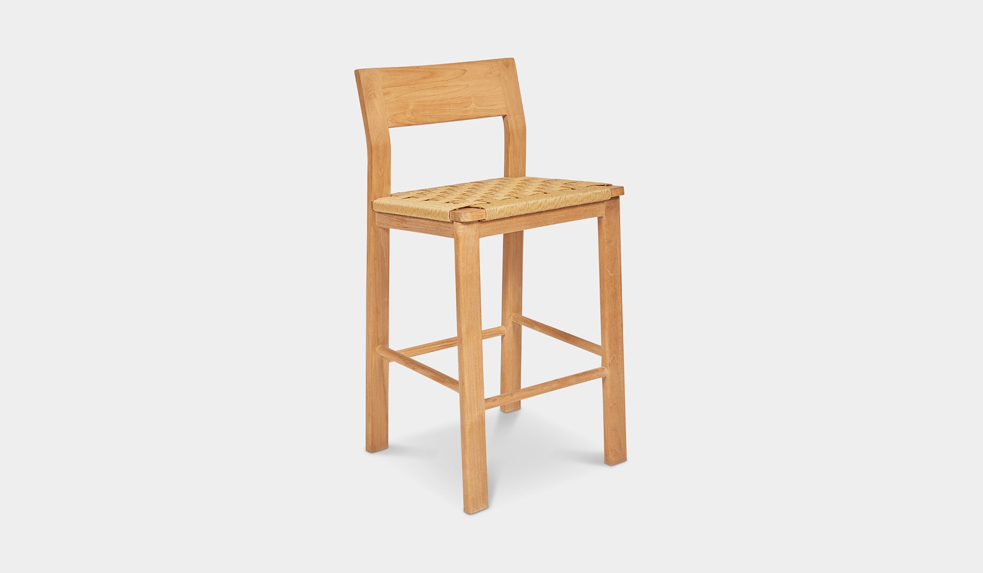 Saint Tropez Outdoor Bar Stool Teak