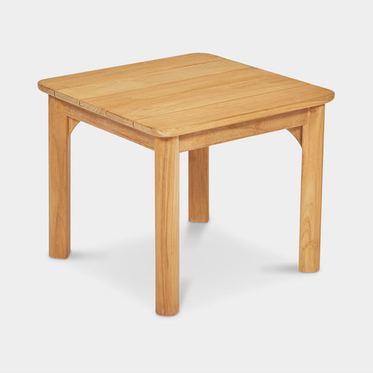 saint tropez outdoor side table teak