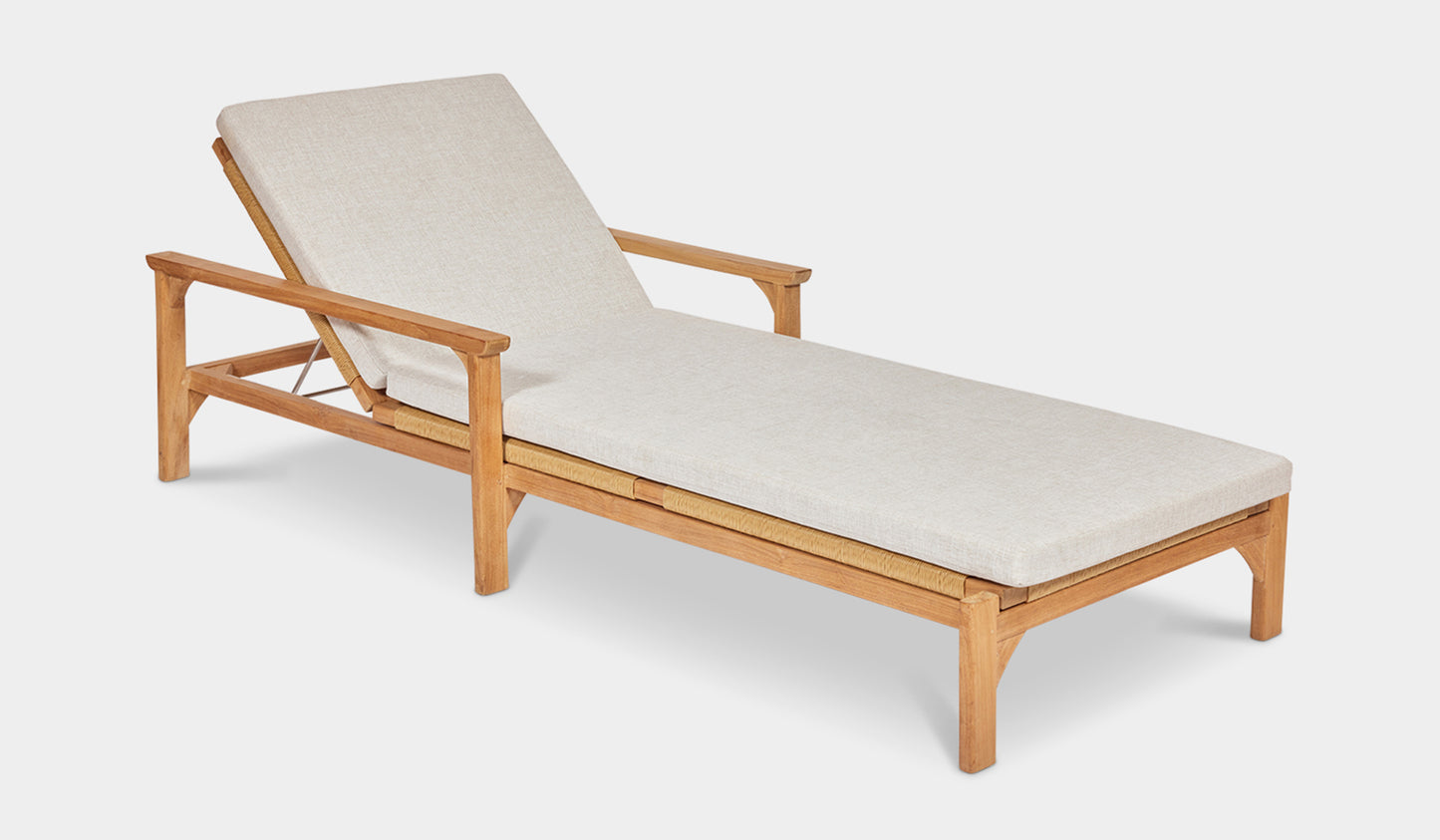 Saint Tropez Teak Sun Lounger 