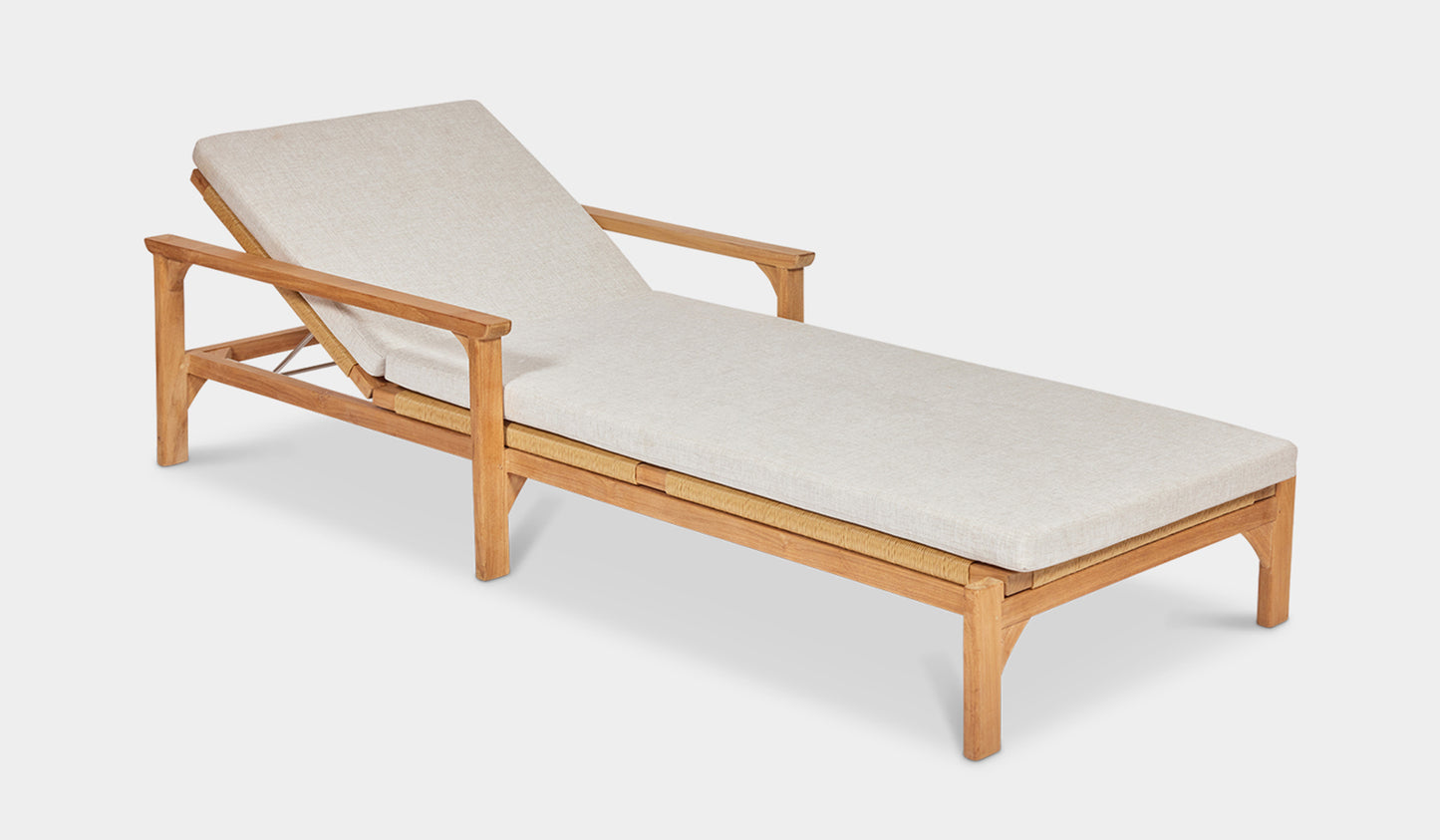 Saint Tropez Teak Sun Lounger 