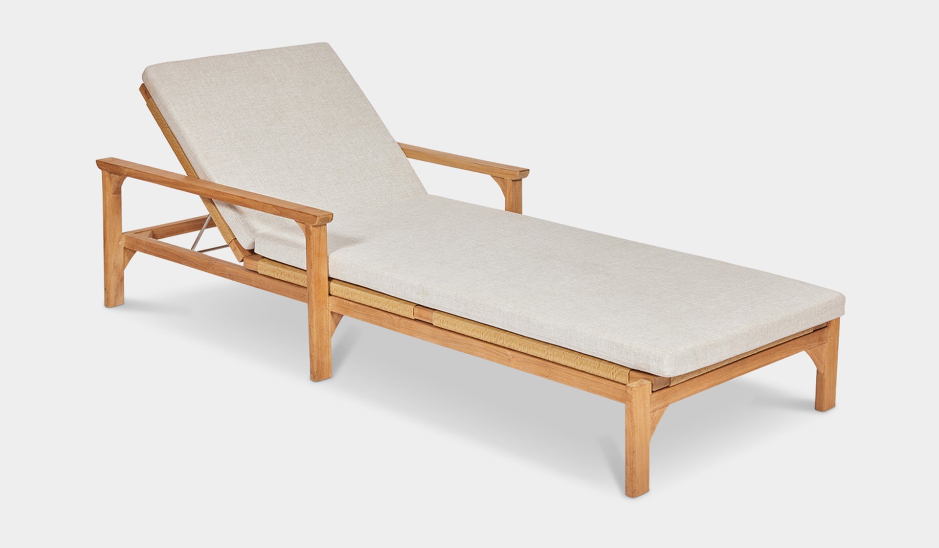 Saint Tropez Teak Sun Lounger 