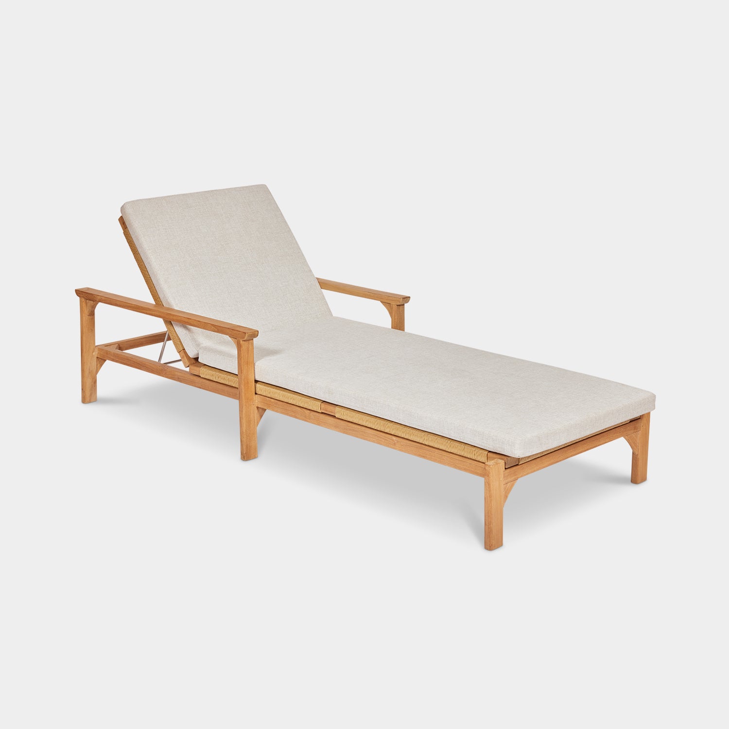 Saint Tropez Teak Sun Lounger 