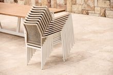 Load image into Gallery viewer, Santiago stacking arm chair outdoor rope