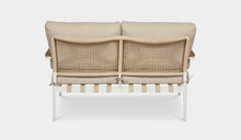 Load image into Gallery viewer, Santiago 2 Seater Outdoor sofa rope aluminium and teak