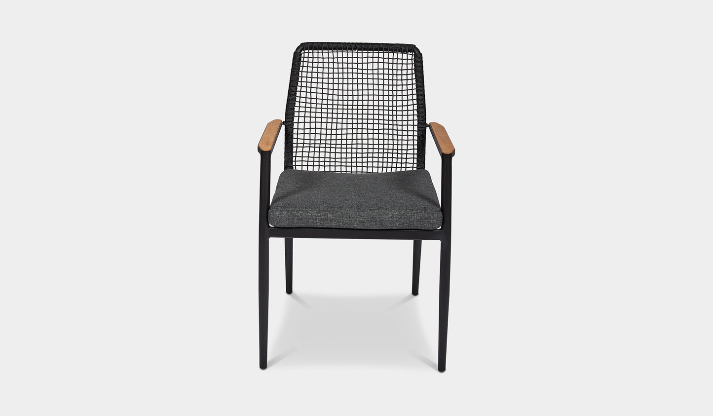 Santiago Outdoor Arm Chair Rope and Aluminium 