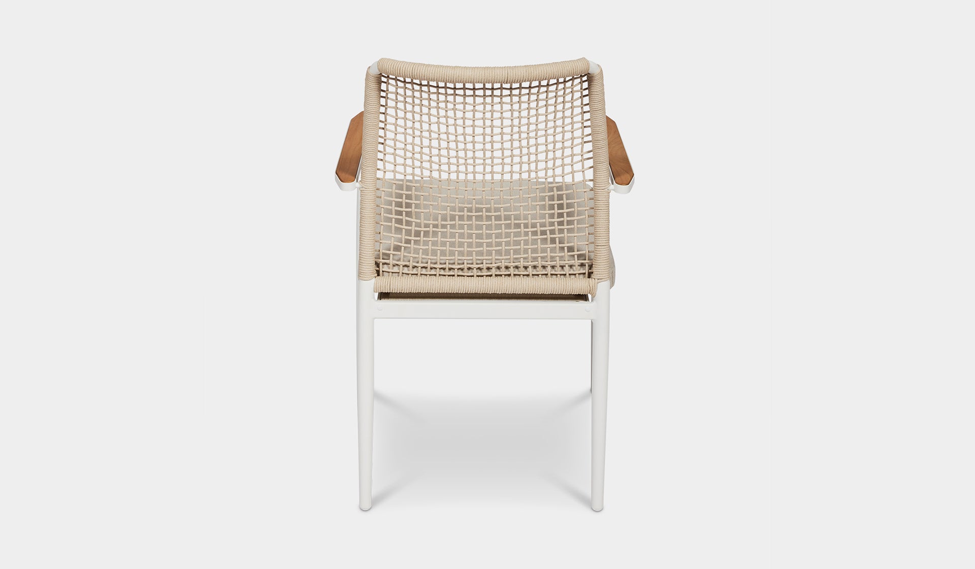 santiago arm chair white