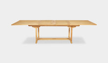 Load image into Gallery viewer, teak double extension table 2-3m