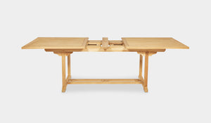 weather resistant teak dining table