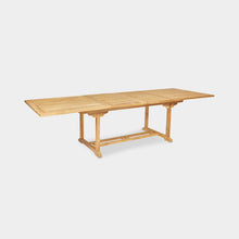 Load image into Gallery viewer, teak double extension table 