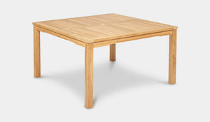 teak square 8 seater table