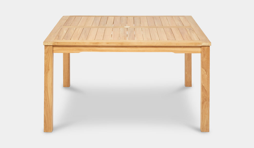 Blaxland 9 Piece Teak Square Outdoor Setting – Woodbury Furniture