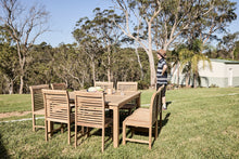 Load image into Gallery viewer, teak square 8 seater with blaxland side chairs