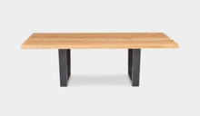 Load image into Gallery viewer, messmate indoor dining table metal U shape leg 180cm